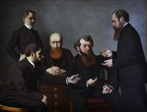 Les cinq peintres: Félix Vallotton, Pierre Bonnard, Édouard Vuillard... 1902-1903 da Felix Edouard Vallotton