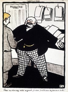 Denaro e banca di Félix Vallotton - in "L