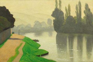 Nebbia mattutina ad Andelys da Felix Edouard Vallotton