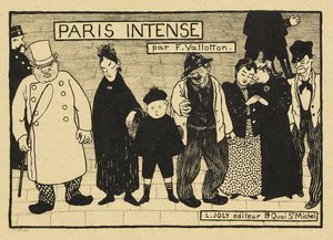Parigi Intensa, 1893-94 da Felix Edouard Vallotton