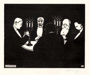 Poker, 1896 da Felix Edouard Vallotton