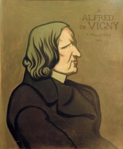 Ritratto di Vigny, pittura decorativa da Felix Edouard Vallotton