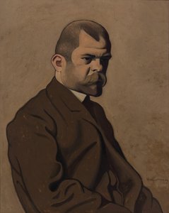 Ritratto di Ambroise Vollard 1865-1939, 1902 da Felix Edouard Vallotton