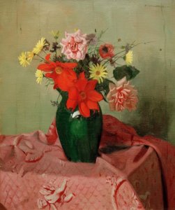 Rose e dalie da Felix Edouard Vallotton
