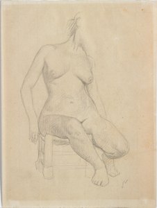 Nudo seduto