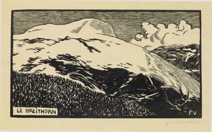 Il Breithorn, 1892 da Felix Edouard Vallotton