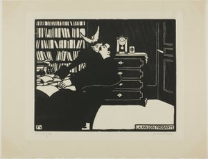 La ragione cogente, tavola quattro da Intimità da Felix Edouard Vallotton