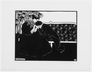 La confidente, 1895 da Felix Edouard Vallotton