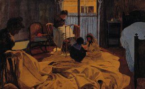 La lavandaia, stanza blu da Felix Edouard Vallotton