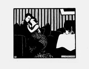 La bugia, 1897-98 da Felix Edouard Vallotton