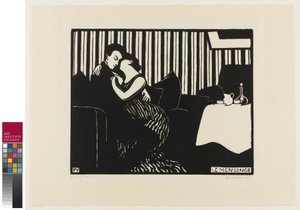 La bugia, tavola uno da Intimacies da Felix Edouard Vallotton