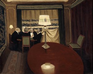La partita a poker da Felix Edouard Vallotton