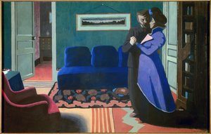 La visita da Felix Edouard Vallotton