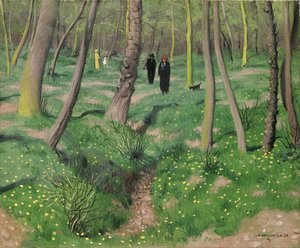 Sottobosco in primavera, 1923 da Felix Edouard Vallotton