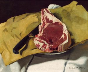 Una costata su carta gialla da Felix Edouard Vallotton