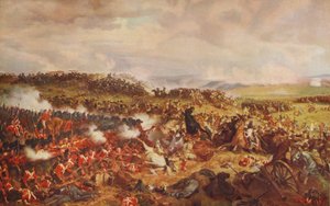 Carica dei corazzieri francesi a Waterloo, 1874, c1915 da Felix Henri Emmanuel Philippoteaux
