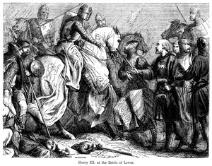 Enrico III alla battaglia di Lewes, 14 maggio 1264