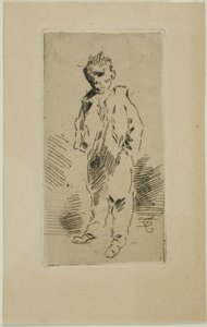 Un giovane monello di strada da Felix Hilaire Buhot