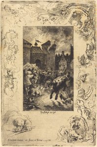 A cette lueur soudaine..., 1878 da Felix Hilaire Buhot