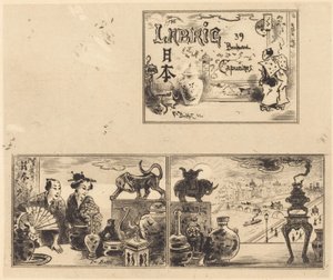Indirizzo di Labric, 1876 da Felix Hilaire Buhot