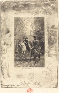 Caramba! Esclamò, 1879-1880 da Felix Hilaire Buhot