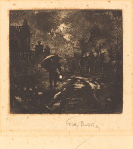 La Ronde de Nuit, 1878 da Felix Hilaire Buhot