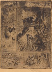 La traversata da Felix Hilaire Buhot