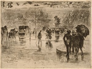 Il ritorno degli artisti da Felix Hilaire Buhot