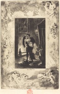 Les Adieux, 1879-1880 da Felix Hilaire Buhot