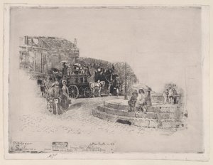 Place Pigalle nel 1878, 1878-98 da Felix Hilaire Buhot