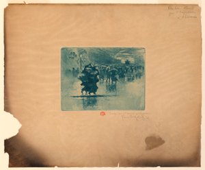 Strada piovosa da Felix Hilaire Buhot
