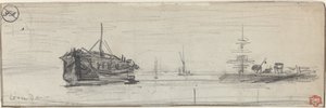 Navi nel Porto di Londra, c. 1884