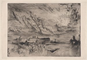 Spiriti delle città morte Les Esprits des Villes Mortes, 1860-98 da Felix Hilaire Buhot