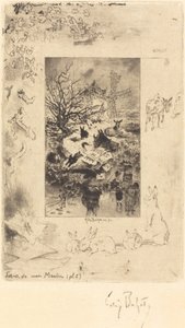 Pagina del Titolo per Lettres de Mon Moulin, c. 1885