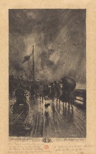 Uno Sbarco in Inghilterra da Felix Hilaire Buhot