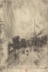 Un Molo in Inghilterra da Felix Hilaire Buhot