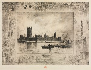 Westminster Place da Felix Hilaire Buhot
