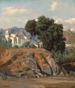 Veduta di La Cava da Felix Hippolyte Lanoue