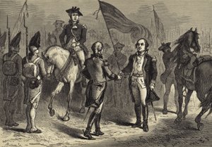 Il generale Lincoln riceve la spada di Cornwallis dal generale O