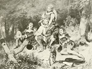 Come vi piace. Atto V, Scena III da Felix Octavius Carr Darley