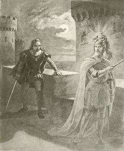 Amleto. Atto I, Scena V da Felix Octavius Carr Darley
