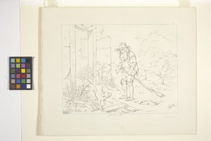 Illustrazioni di Rip Van Winkle, tavola 5 da Felix Octavius Carr Darley