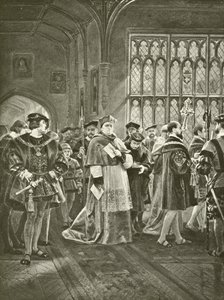 Re Enrico VIII. Atto I, Scena I da Felix Octavius Carr Darley