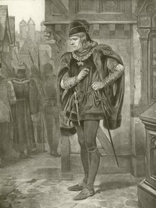 Re Riccardo III. Atto I, Scena II da Felix Octavius Carr Darley
