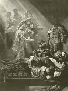 Re Riccardo III. Atto V, Scena III da Felix Octavius Carr Darley