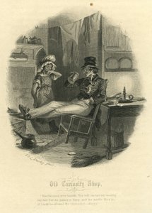 Vecchio negozio di curiosità - La Marchesa e Mr Swiveller da Felix Octavius Carr Darley