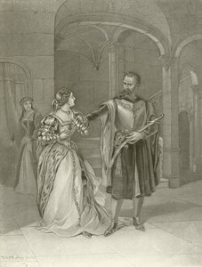 Otello. Atto IV, Scena II da Felix Octavius Carr Darley
