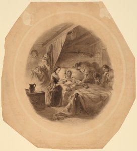 La Morte dello Squatter da Felix Octavius Carr Darley