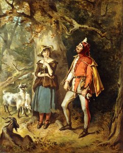 Touchstone e Audrey, 1886 da Felix Octavius Carr Darley
