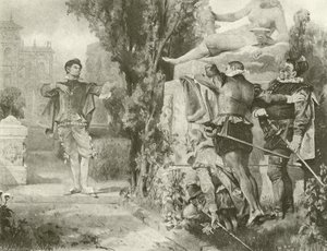 La dodicesima notte. Atto I, Scena V da Felix Octavius Carr Darley